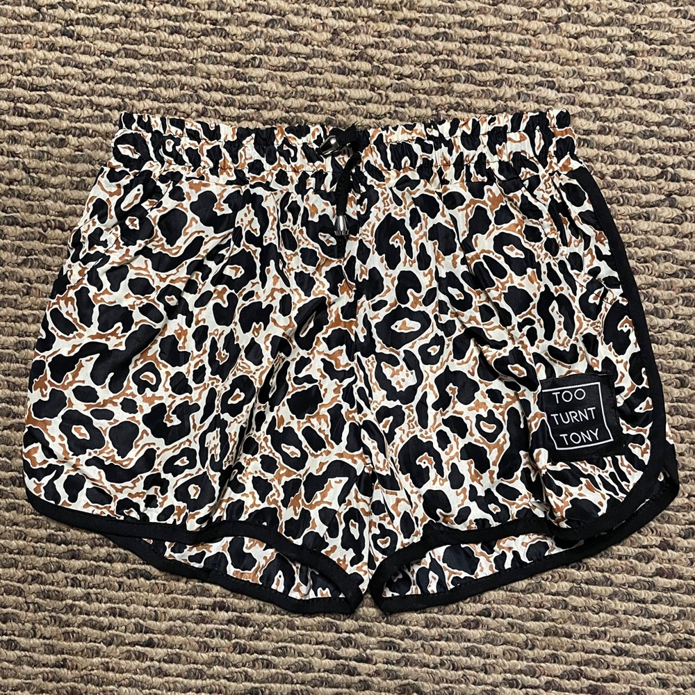 Too Turnt Tony - cheetah shorts